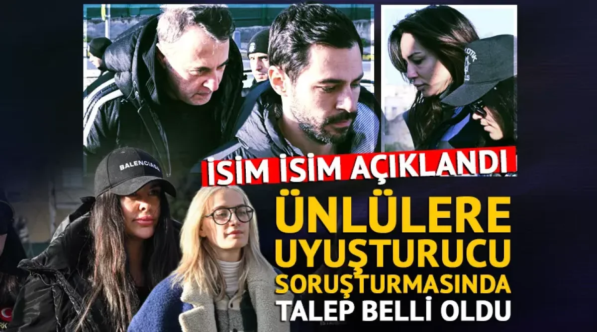 İstanbul’da Ünlülere Uyuşturucu Soruşturması: 14 Şüpheli Adliyeye Sevk Edildi