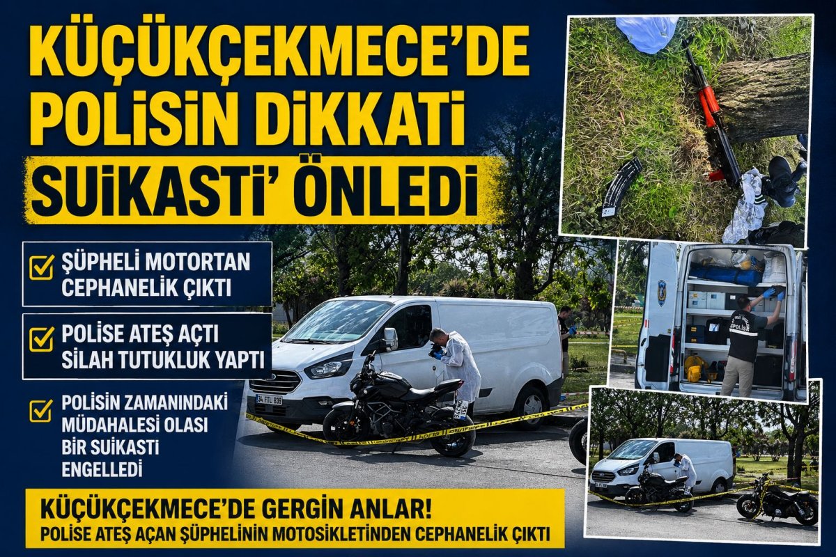 Küçükçekmece’de Polisin Dikkati Muhtemel Suikasti Önledi