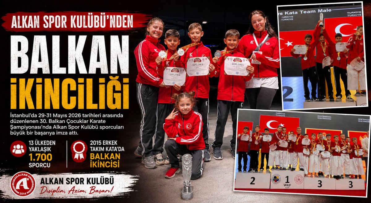 Alkan Spor Kulübü Balkan Şampiyonası'ndan Gümüş Madalyayla Döndü