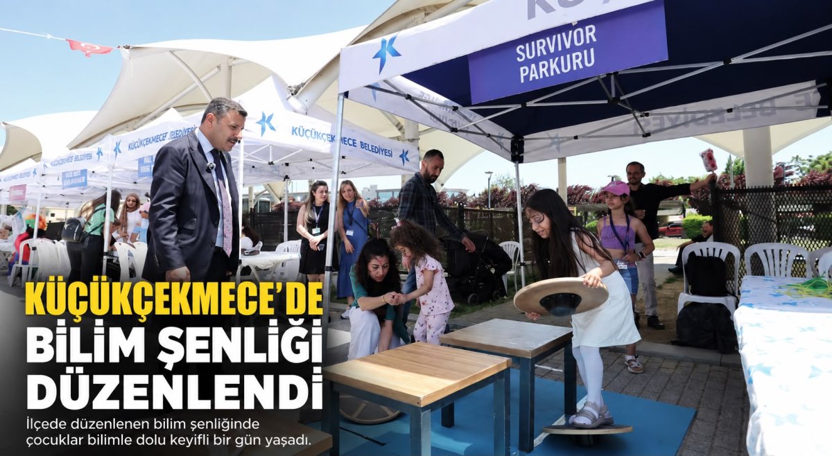 KÜÇÜKÇEKMECE’DE BİLİM ŞENLİĞİNE YOĞUN İLGİ