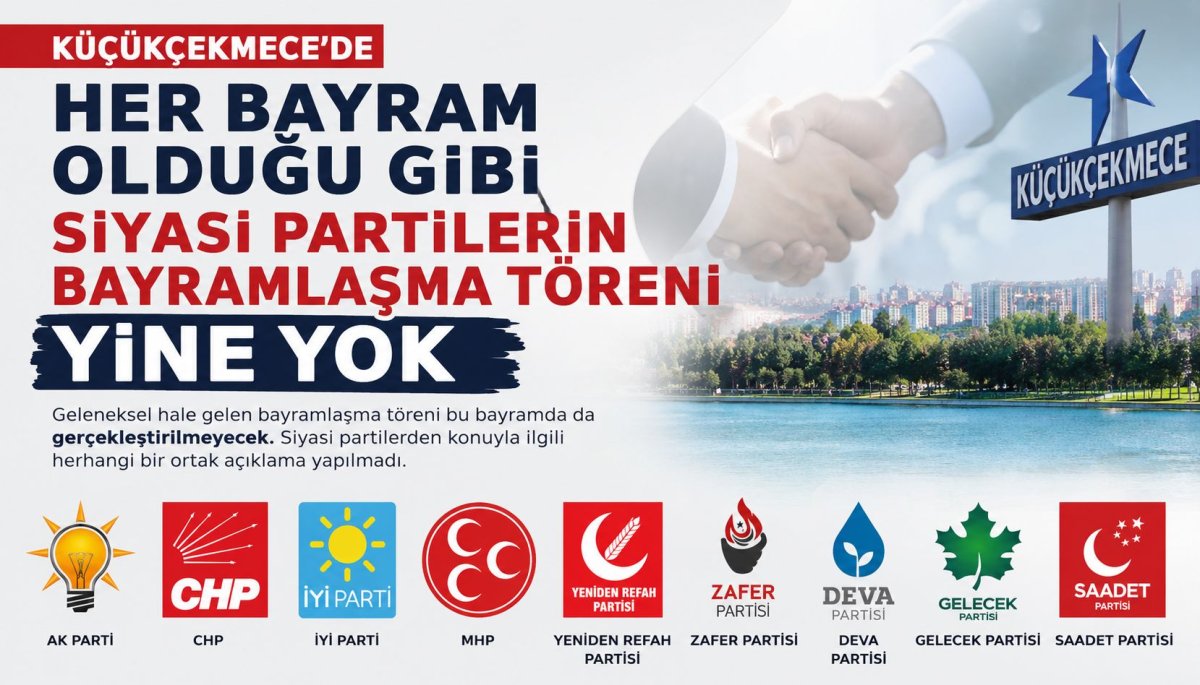 Küçükçekmece’de Siyasi Partilerin Bayramlaşma Programı Yine Yok