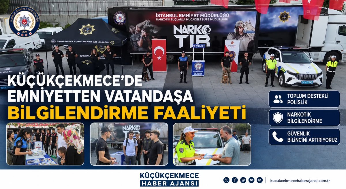 Küçükçekmece Emniyeti'nden 15 Temmuz Anma Programında Bilgilendirme Seferberliği: 860 Vatandaşa Ulaşıldı