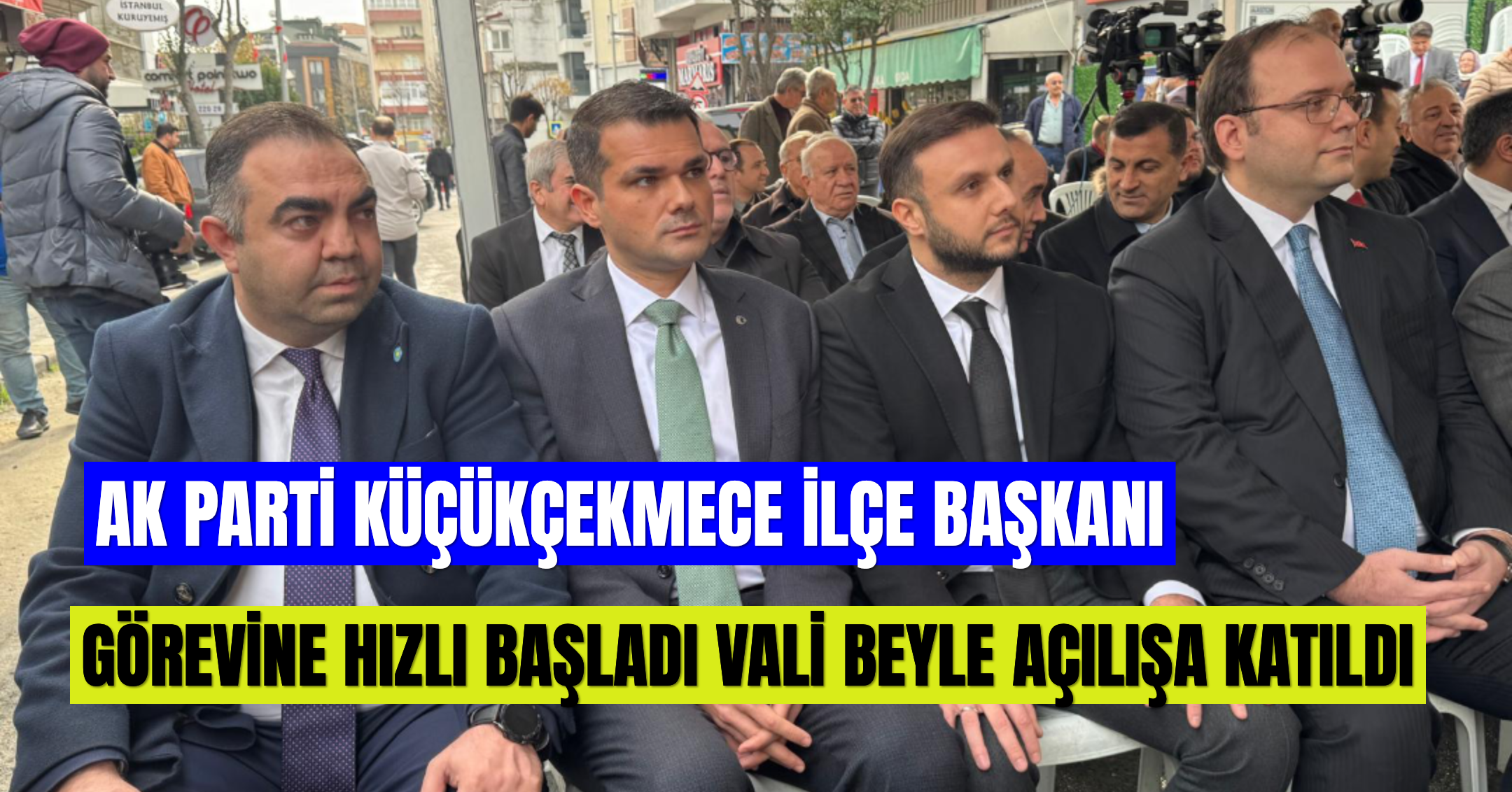 AK Parti Küçükçekmece’de Yeni Dönem: Emin Kaan Kaya Göreve Hızlı BaşladI