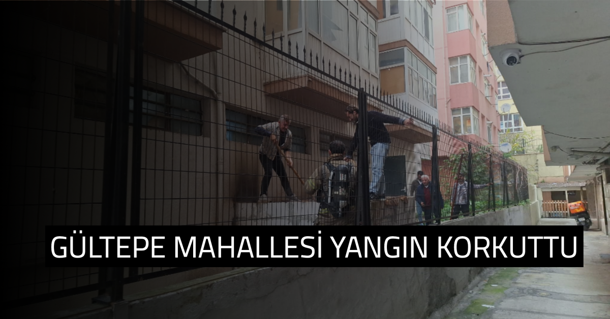 Küçükçekmece’de Küçük Çaplı Yangın Paniğe Neden Oldu