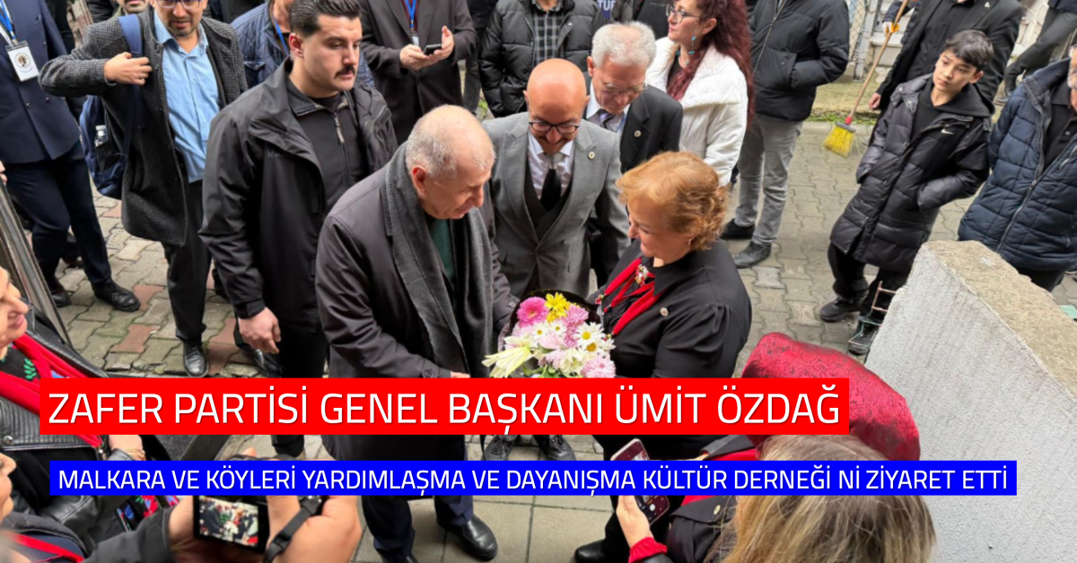Zafer Partisi Genel Başkanı Prof Dr Ümit ÖZDAĞ Küçükçekmece de