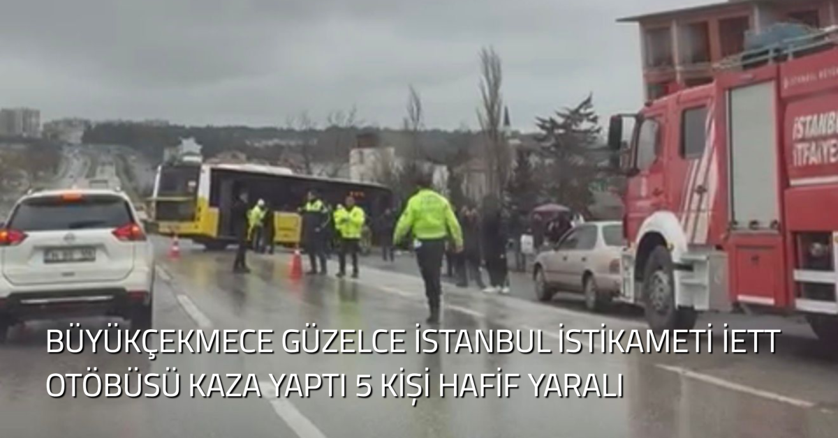 İstanbul’da Kar Kazası: İETT Otobüsü Kontrolden Çıktı