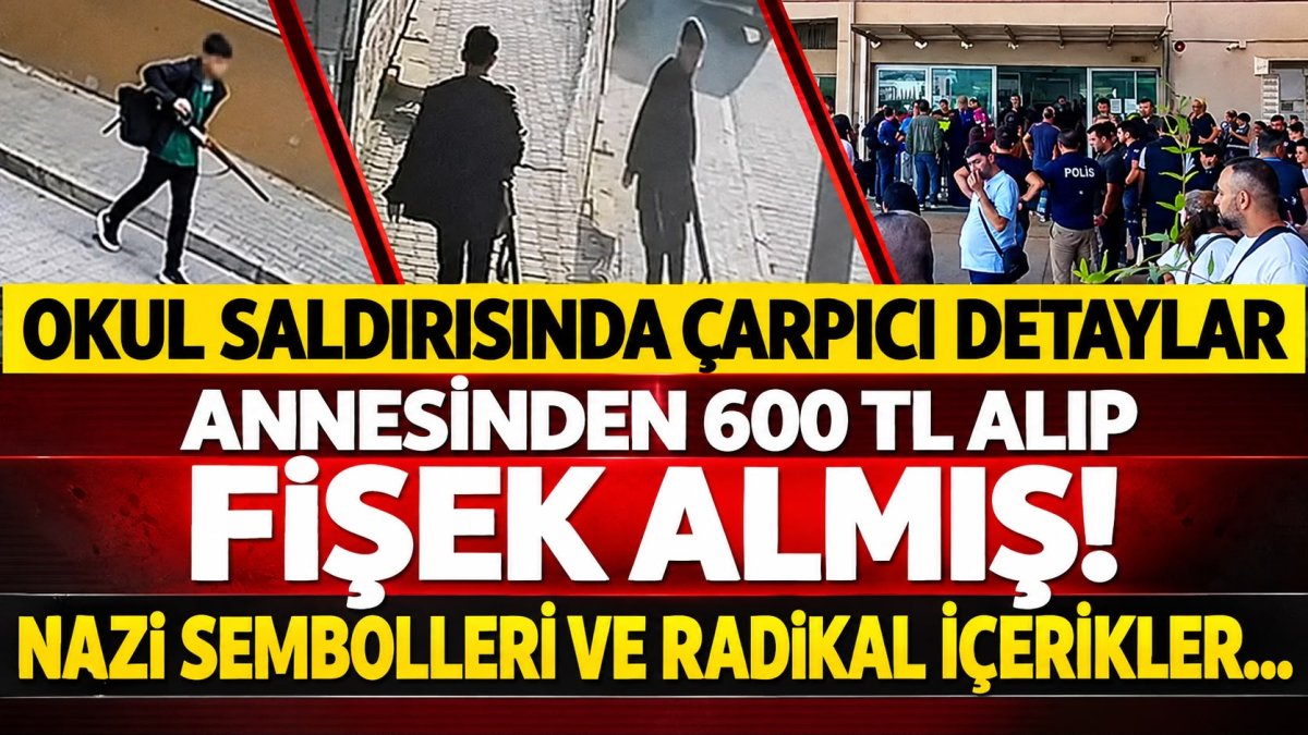 Turgutlu’daki okul saldırısında yeni detaylar: 600 TL, 3 fişek ve dijital inceleme