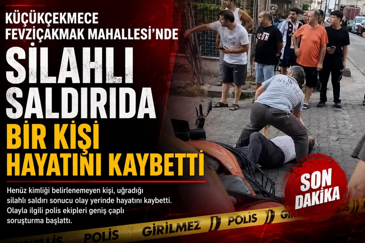 Küçükçekmece Güne Silahlı Saldırıyla Uyandı: Motosiklet Üzerindeki Şahıs Kurşunların Hedefi Oldu