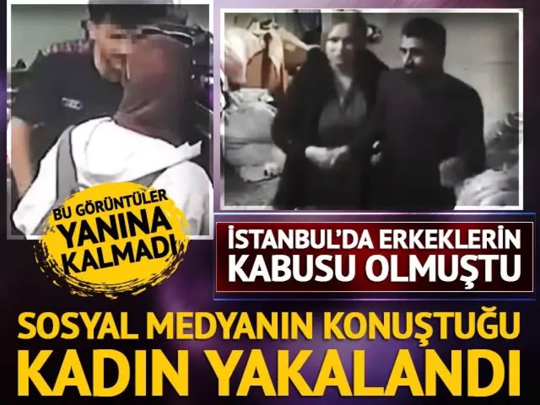 İstanbul'da Erkekleri Taciz Ettiği İddia Edilen Kadın Gözaltına Alındı